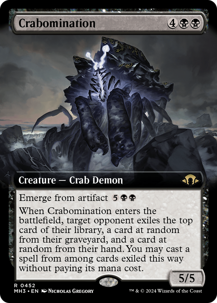 Crabomination (MH3-452) - Modern Horizons 3: (Extended Art)