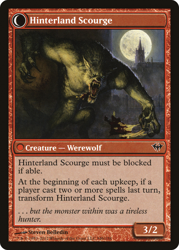 Hinterland Hermit // Hinterland Scourge (DKA-094) - Dark Ascension: (Double Faced Transform) Foil