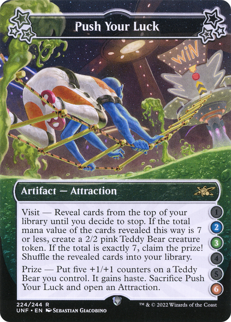 Push Your Luck (UNF-224) - Unfinity Foil