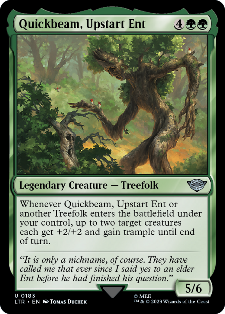 Quickbeam, Upstart Ent (LTR-183) - The Lord of the Rings: Tales of Middle-earth