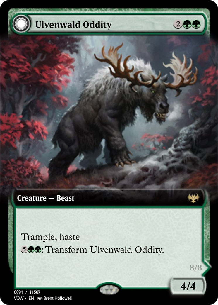 Ulvenwald Oddity // Ulvenwald Behemoth (PRM-95421) - Magic Online Promos Foil