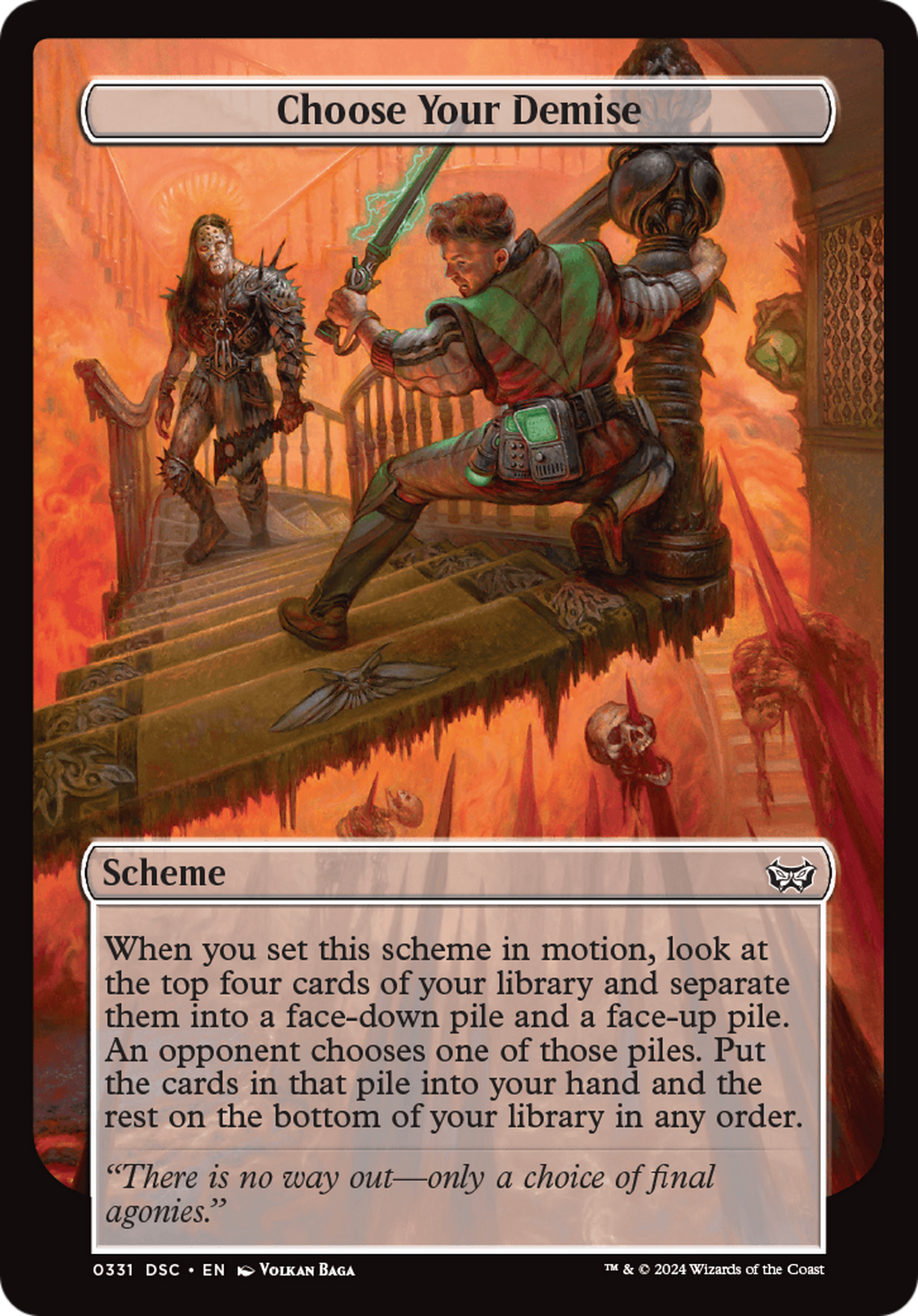 Choose Your Demise (A:DSC-331) - Duskmourn: House of Horror Commander
