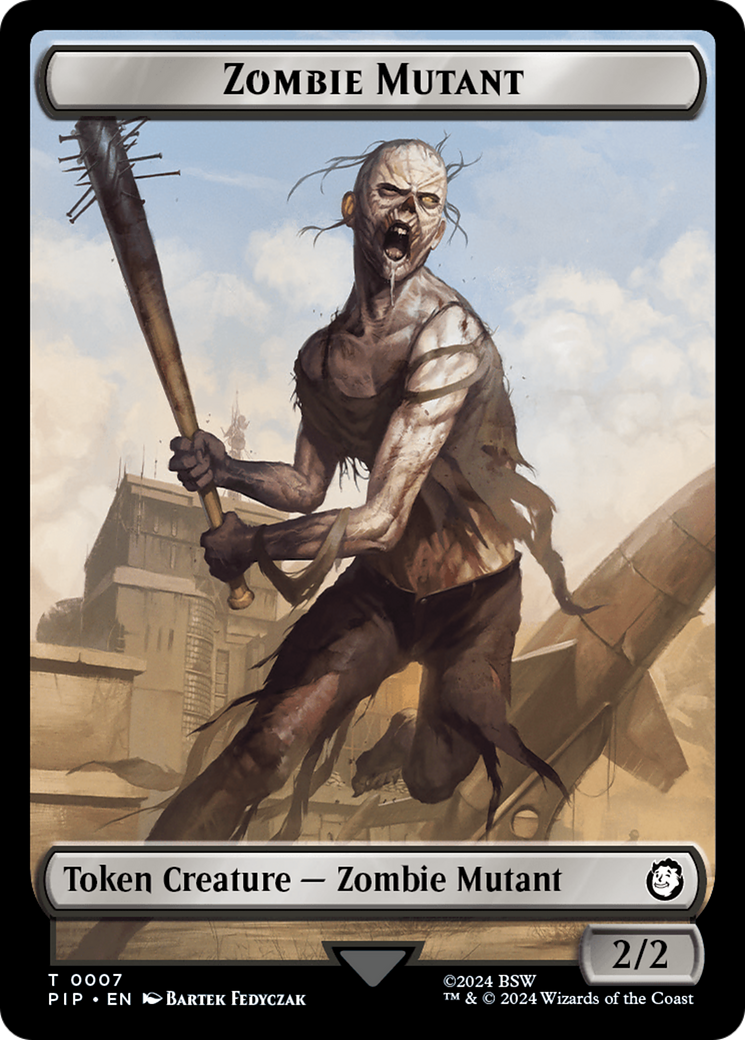 Zombie Mutant (TPIP-007) - Fallout Tokens