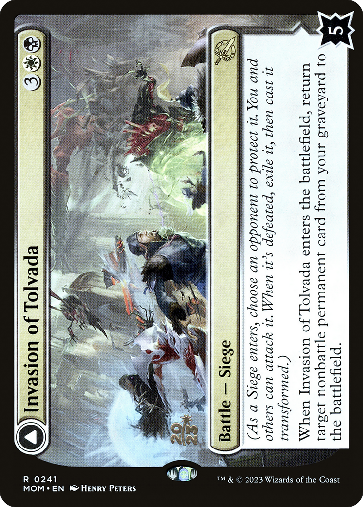 Invasion of Tolvada // The Broken Sky (PRE-241) - March of the Machine Promos Foil