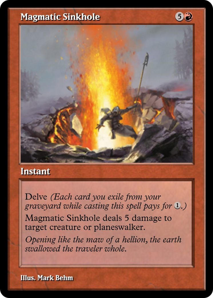 Magmatic Sinkhole (PRM-91291) - Magic Online Promos