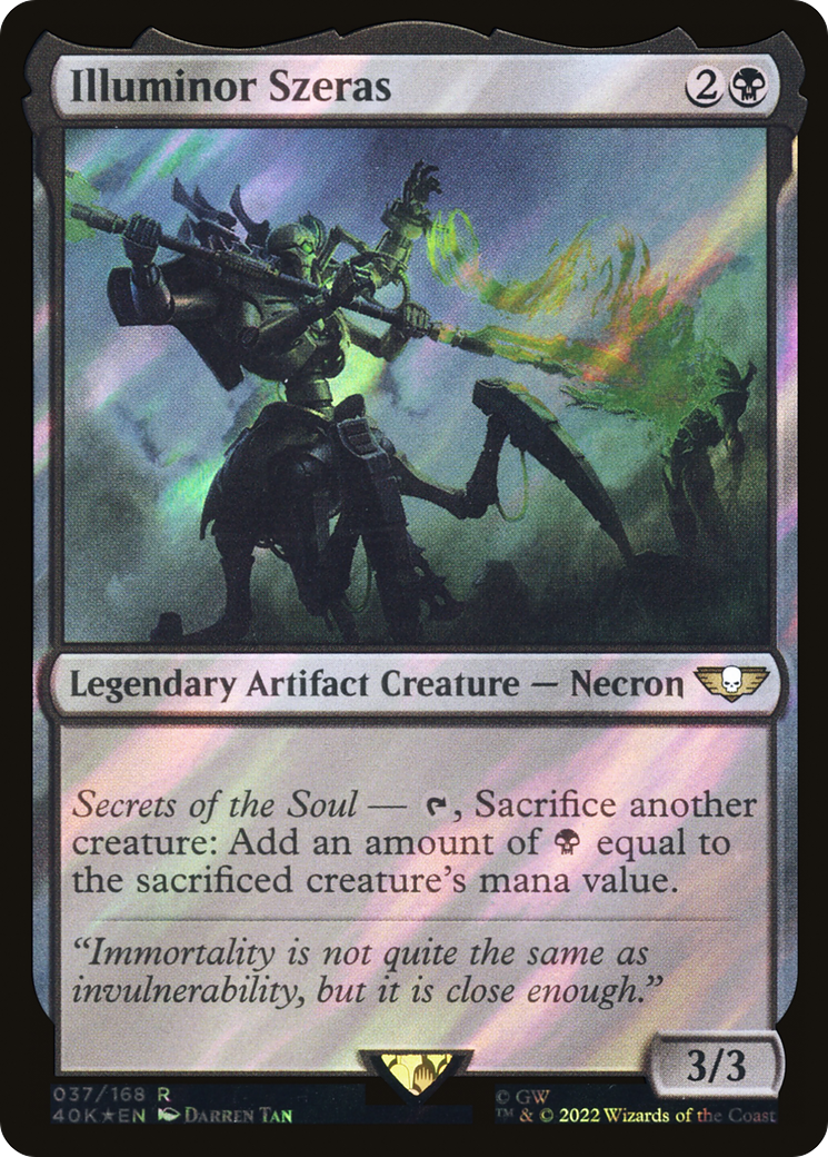 Illuminor Szeras (40K-037) - Warhammer 40,000 Commander Foil