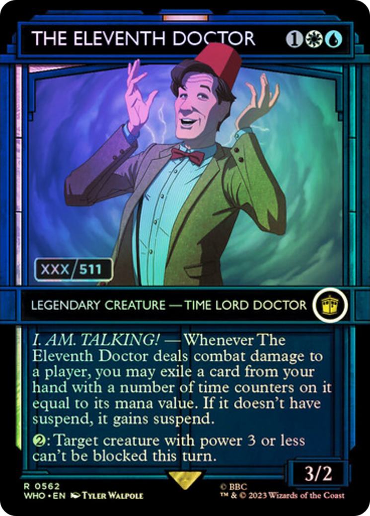 The Eleventh Doctor (WHO-562) - Doctor Who: (Showcase) (Borderless) Foil