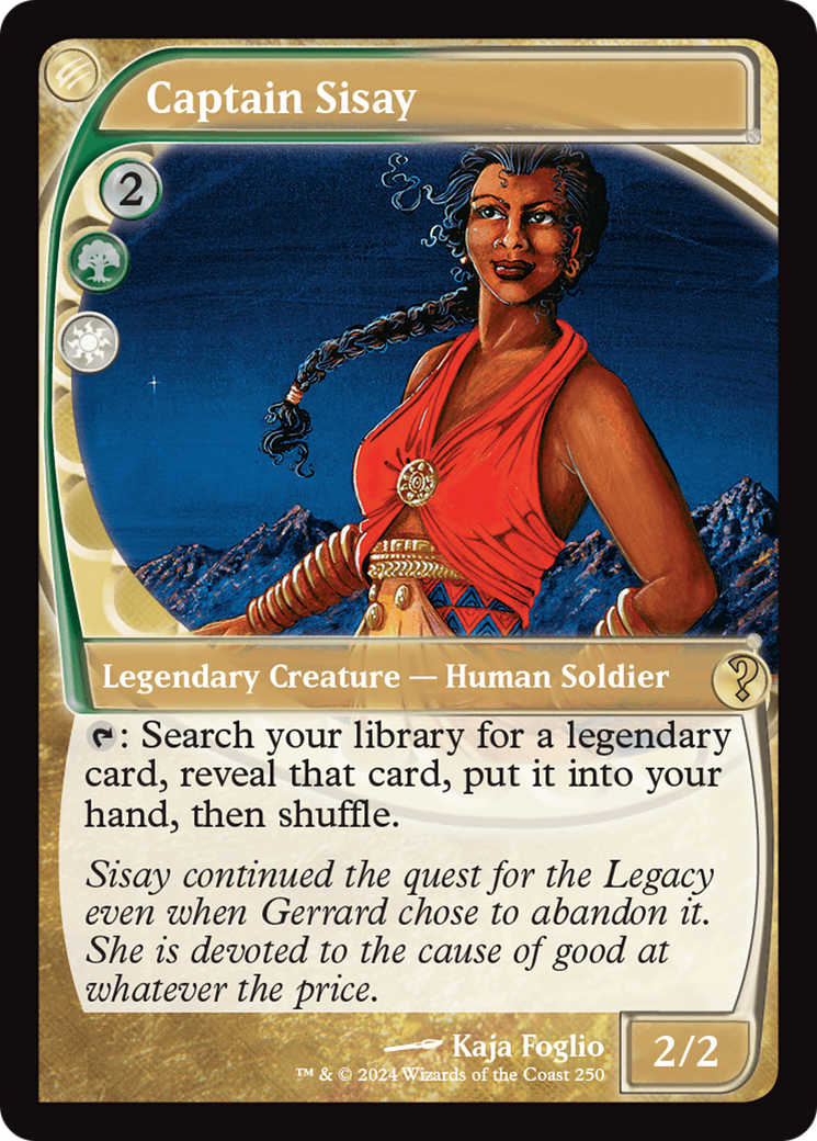 Captain Sisay (MB2-250) - Mystery Booster 2 Foil