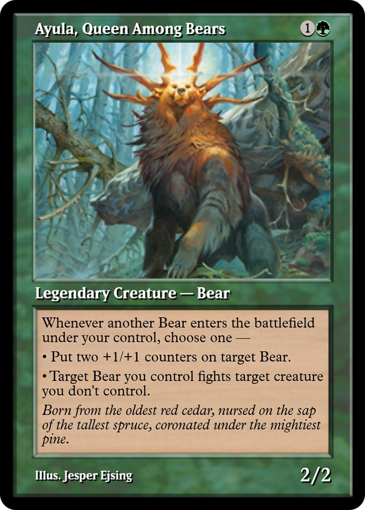 Ayula, Queen Among Bears (PRM-91303) - Magic Online Promos Foil