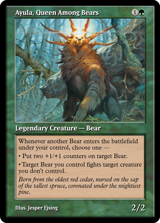 Ayula, Queen Among Bears (PRM-91303) - Magic Online Promos Foil