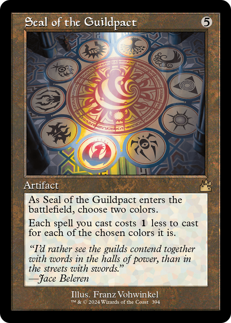 Seal of the Guildpact (RVR-394) - Ravnica Remastered Foil