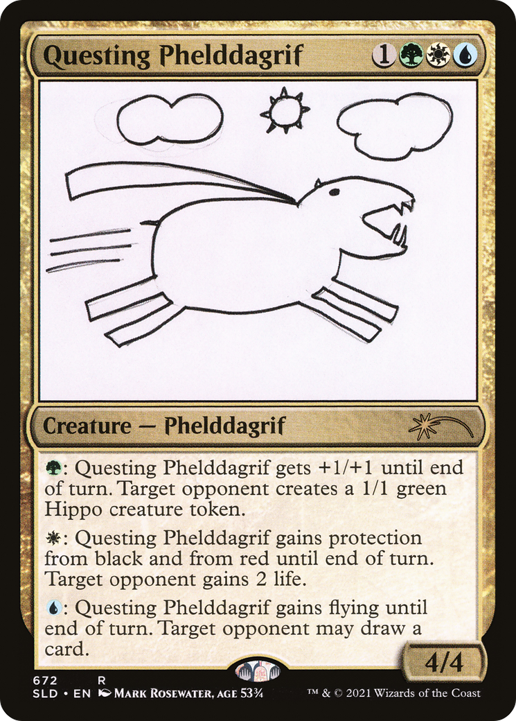 Questing Phelddagrif (SLD-672) - Secret Lair Drop Foil