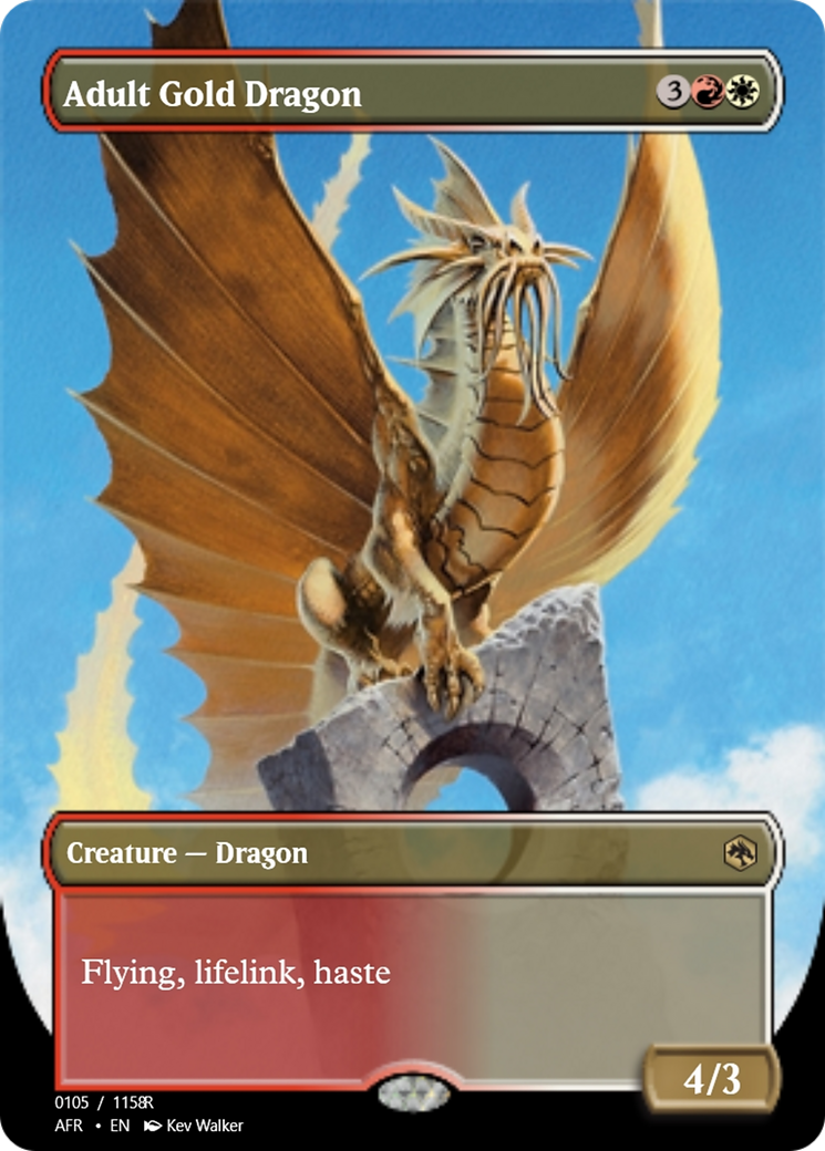 Adult Gold Dragon (PRM-92826) - Magic Online Promos Foil