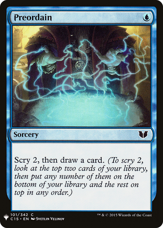 Preordain (C15) (LIST-101) - The List