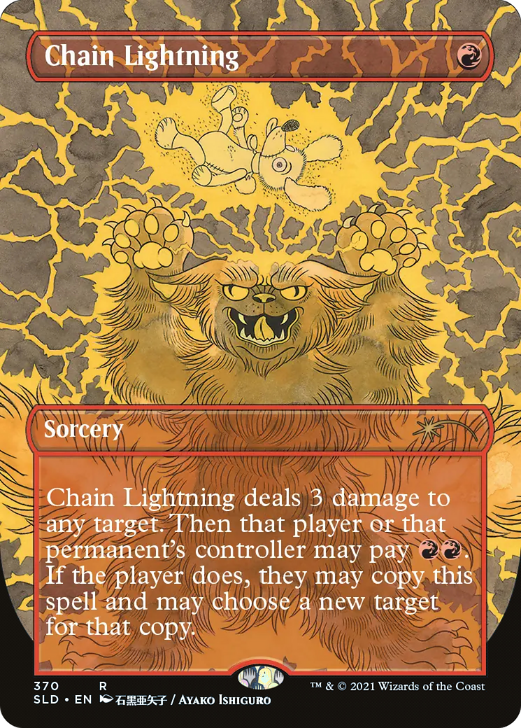 Chain Lightning (370) (SLD-370) - Secret Lair Drop (Borderless)