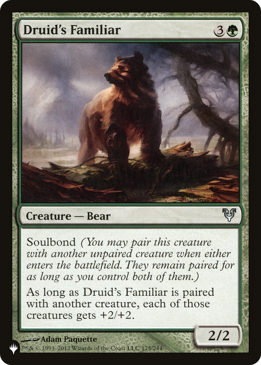 Druid's Familiar (LIST-AVR-175) - The List