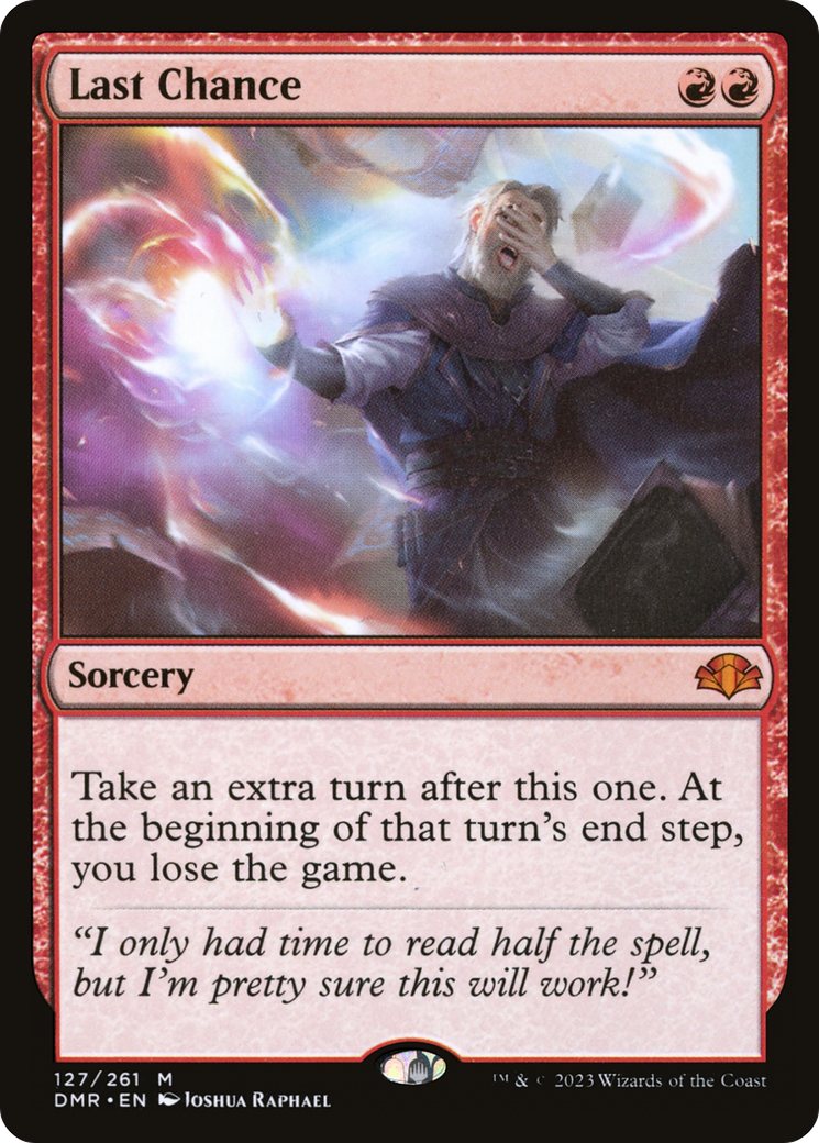 Last Chance (DMR-127) - Dominaria Remastered Foil