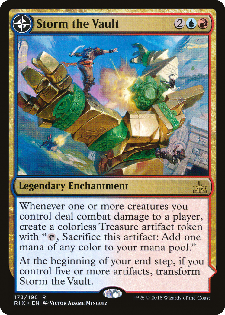 Storm the Vault // Vault of Catlacan (RIX-173) - Rivals of Ixalan