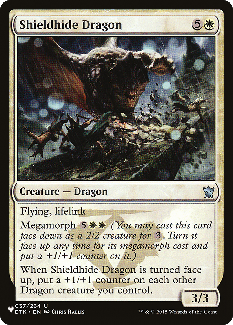 Shieldhide Dragon (LIST-037/264) - The List