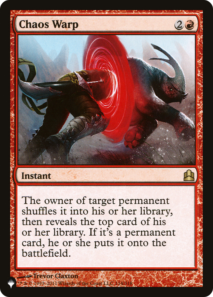 Chaos Warp (LIST-CMD-114) - The List