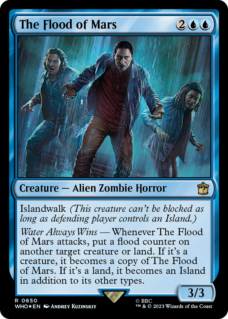 The Flood of Mars (WHO-650) - Doctor Who Foil