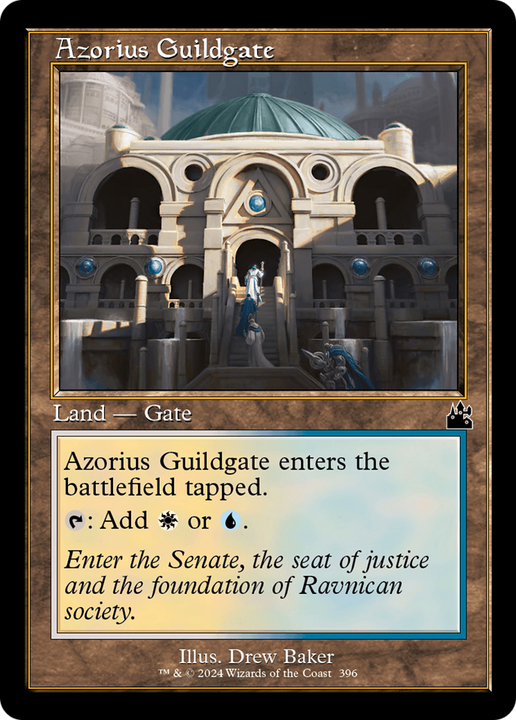 Azorius Guildgate (RVR-396) - Ravnica Remastered Foil