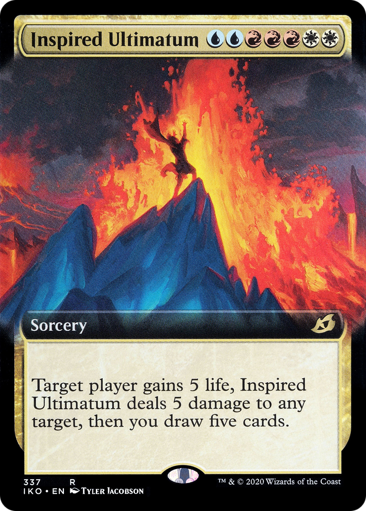 Inspired Ultimatum (IKO-337) - Ikoria: Lair of Behemoths: (Extended Art)