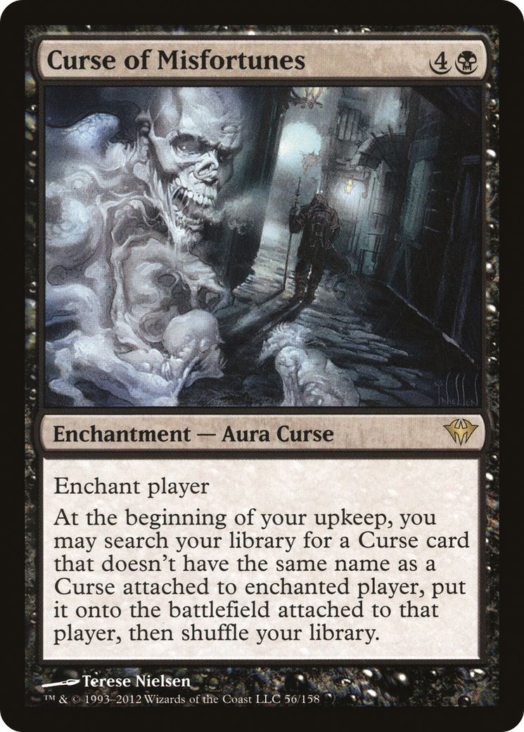 Curse of Misfortunes (DKA-056) - Dark Ascension