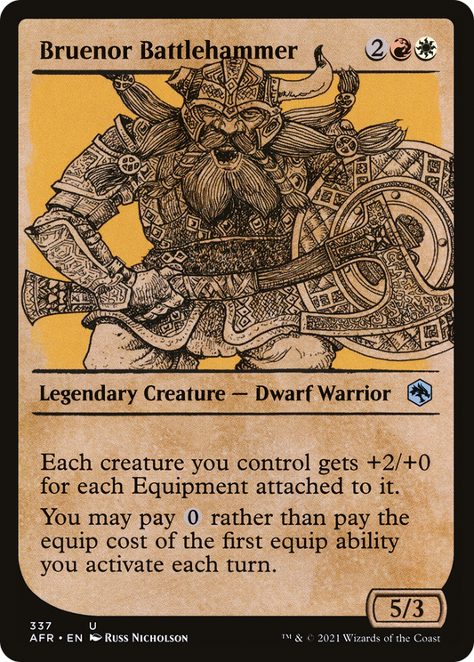 Bruenor Battlehammer (AFR-337) - Adventures in the Forgotten Realms: (Showcase)