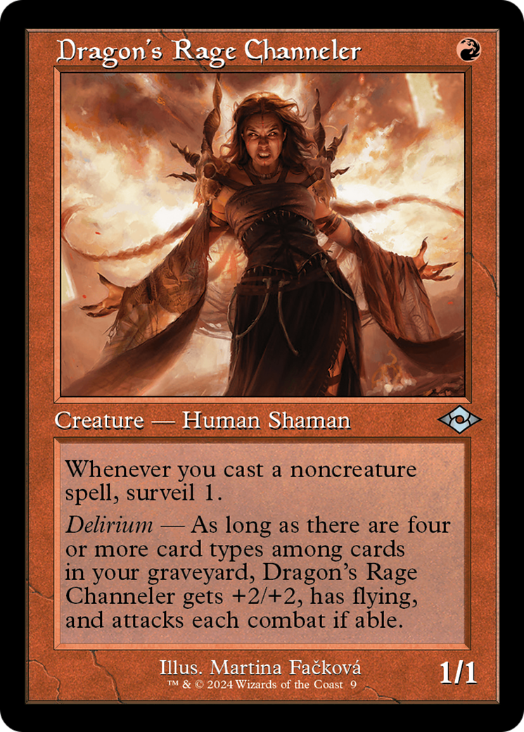 Dragon's Rage Channeler (MH2-009) - Modern Horizons 2 Timeshifts Foil