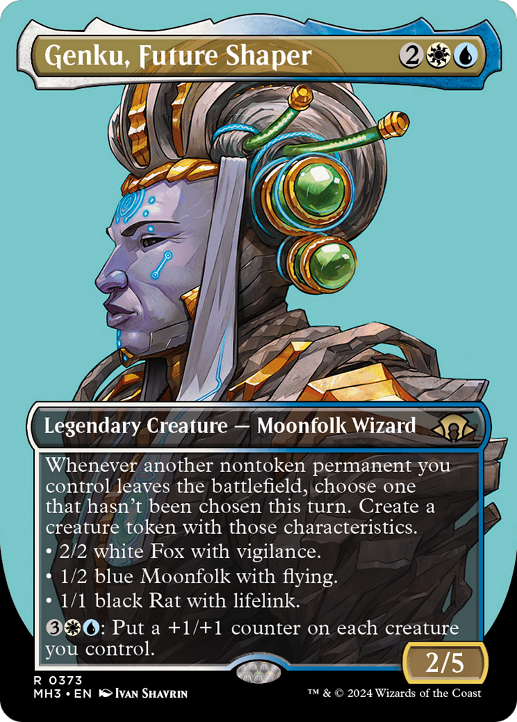 Genku, Future Shaper (MH3-373) - Modern Horizons 3 (Borderless) Foil
