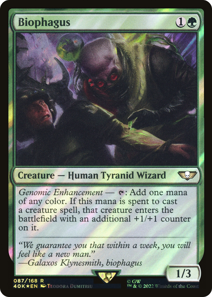 Biophagus (40K-087) - Warhammer 40,000 Commander Foil