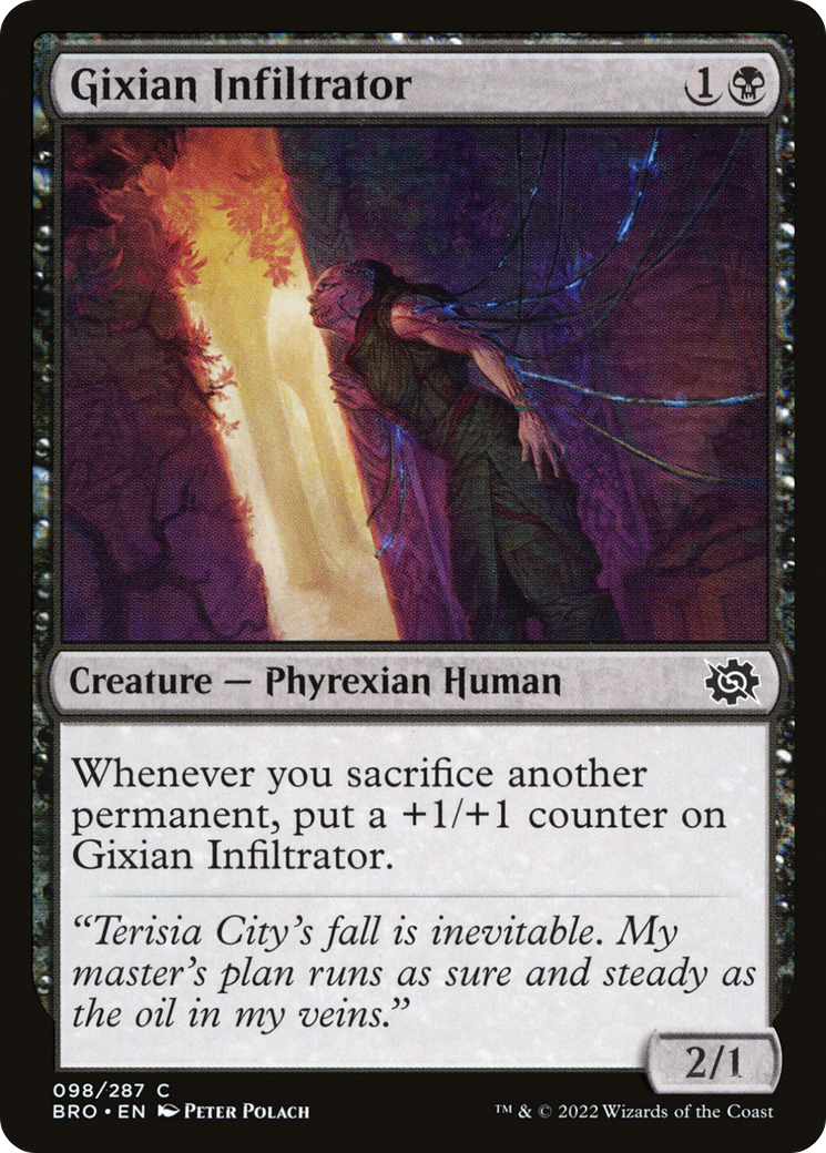 Gixian Infiltrator (BRO-098) - The Brothers' War Foil