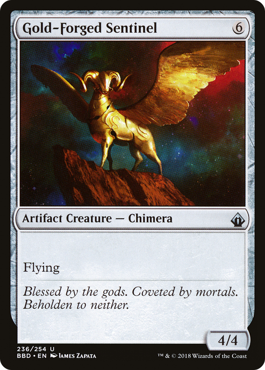 Gold-Forged Sentinel (BBD-236) - Battlebond Foil