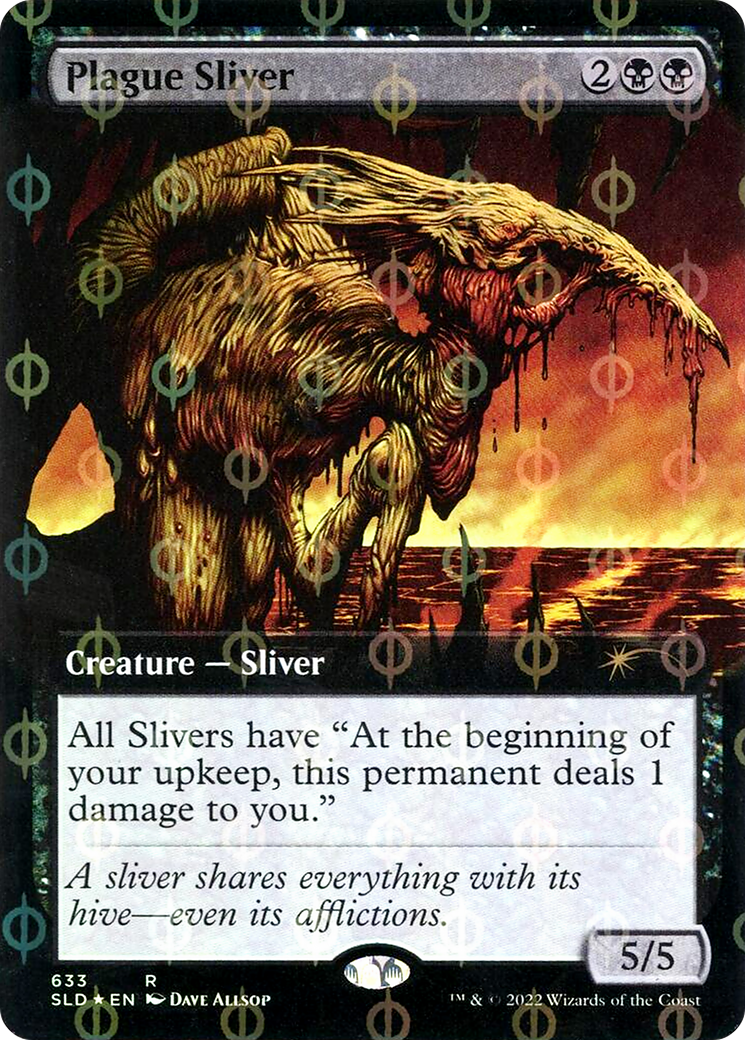 Plague Sliver (SLD-633) - Secret Lair Drop: (Extended Art) Foil