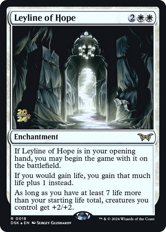 Leyline of Hope (PRE-018) - Duskmourn: House of Horror Promos Foil