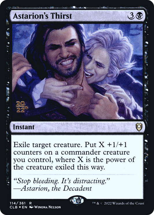 Astarion's Thirst (PRE-114S) - Battle for Baldur's Gate Promos Foil
