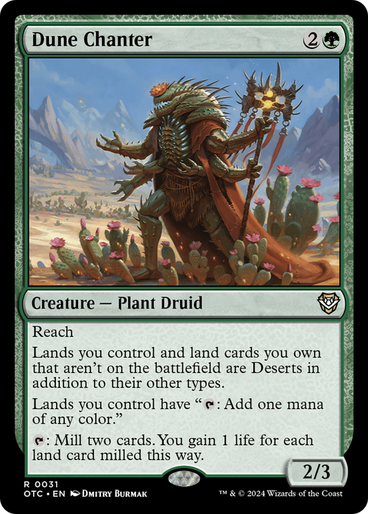 Dune Chanter (OTC-031) - Outlaws of Thunder Junction Commander