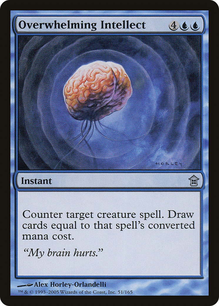 Overwhelming Intellect (SOK-051) - Saviors of Kamigawa