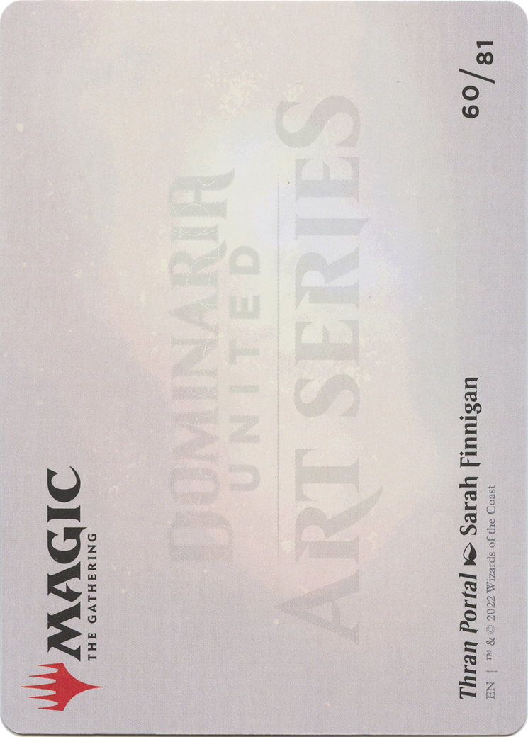 Thran Portal // Thran Portal (ADMU-060) - Dominaria United Art Series (Borderless) Foil