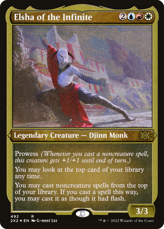 Elsha of the Infinite (2X2-492) - Double Masters 2022 Foil
