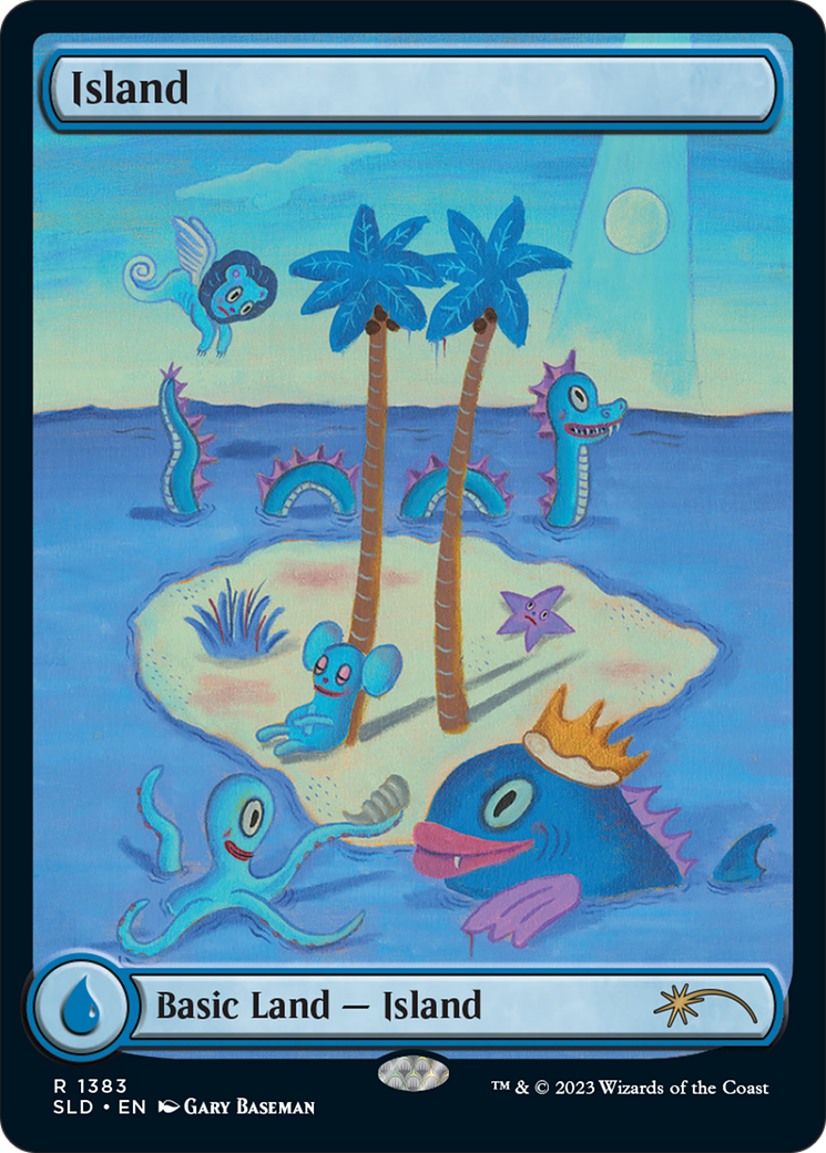 Island (SLD-1383) - Secret Lair Drop: (Full Art) Foil