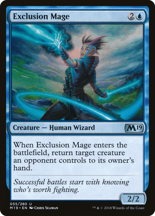Exclusion Mage (M19-055) - Core Set 2019 Foil