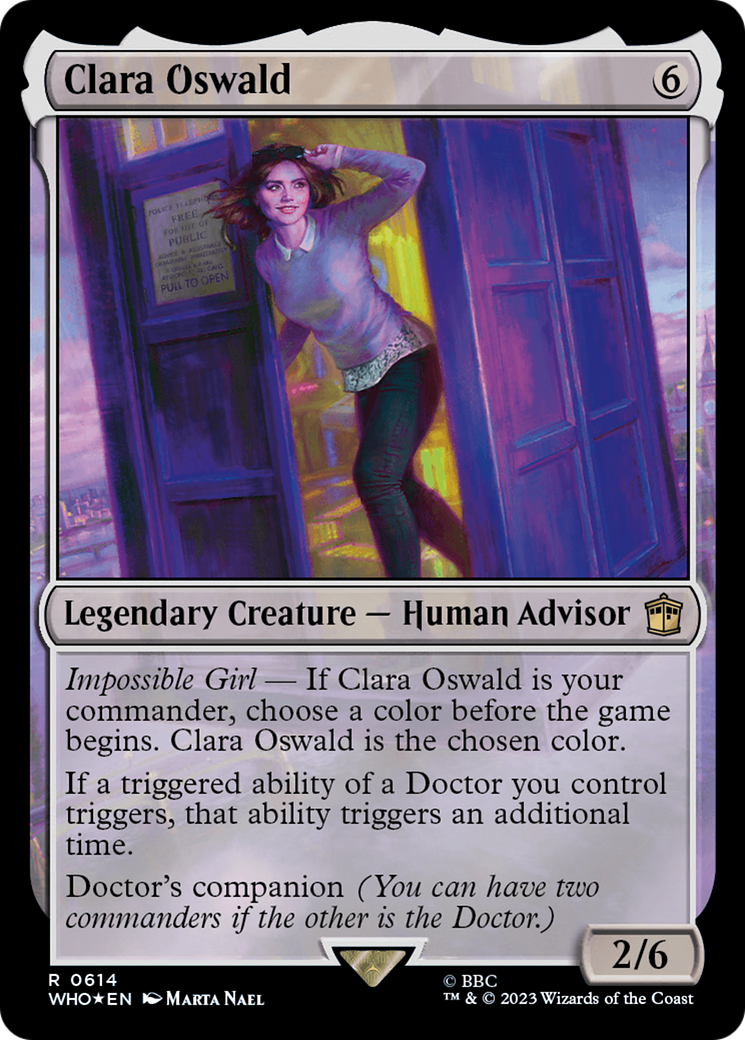 Clara Oswald (WHO-614) - Doctor Who Foil