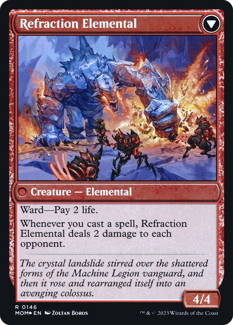 Invasion of Karsus // Refraction Elemental (PRE-146) - March of the Machine Promos Foil