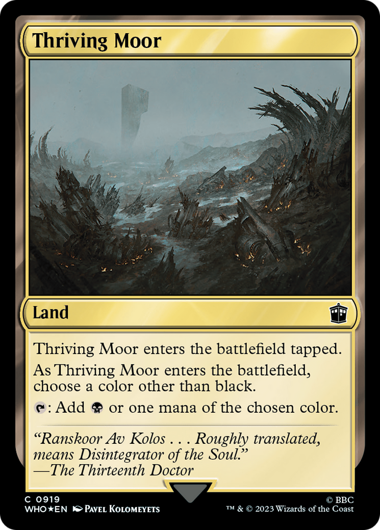 Thriving Moor (WHO-919) - Doctor Who Foil