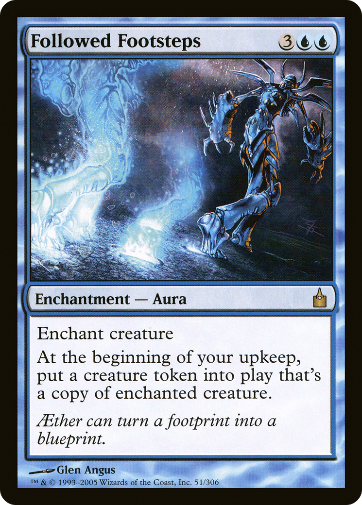Followed Footsteps (RAV-051) - Ravnica: City of Guilds Foil