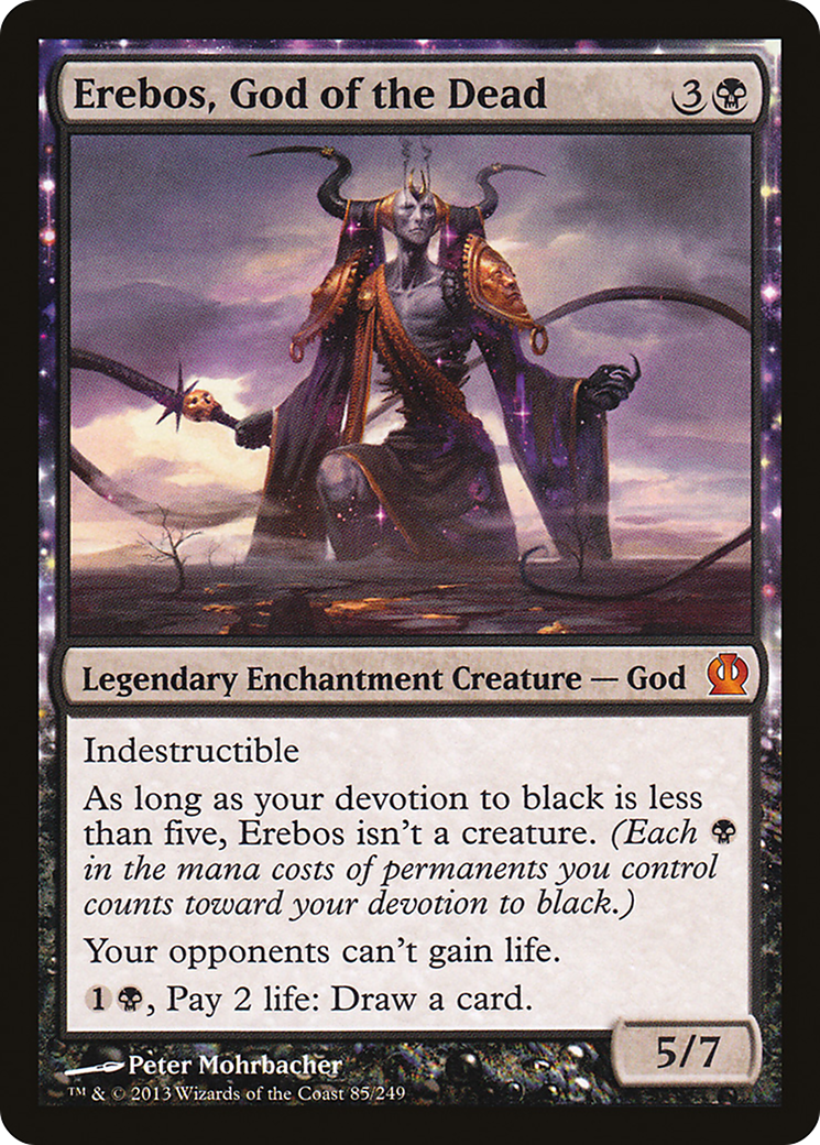 (Japanese) Erebos, God of the Dead (THS-085) - Theros: (enchantment)