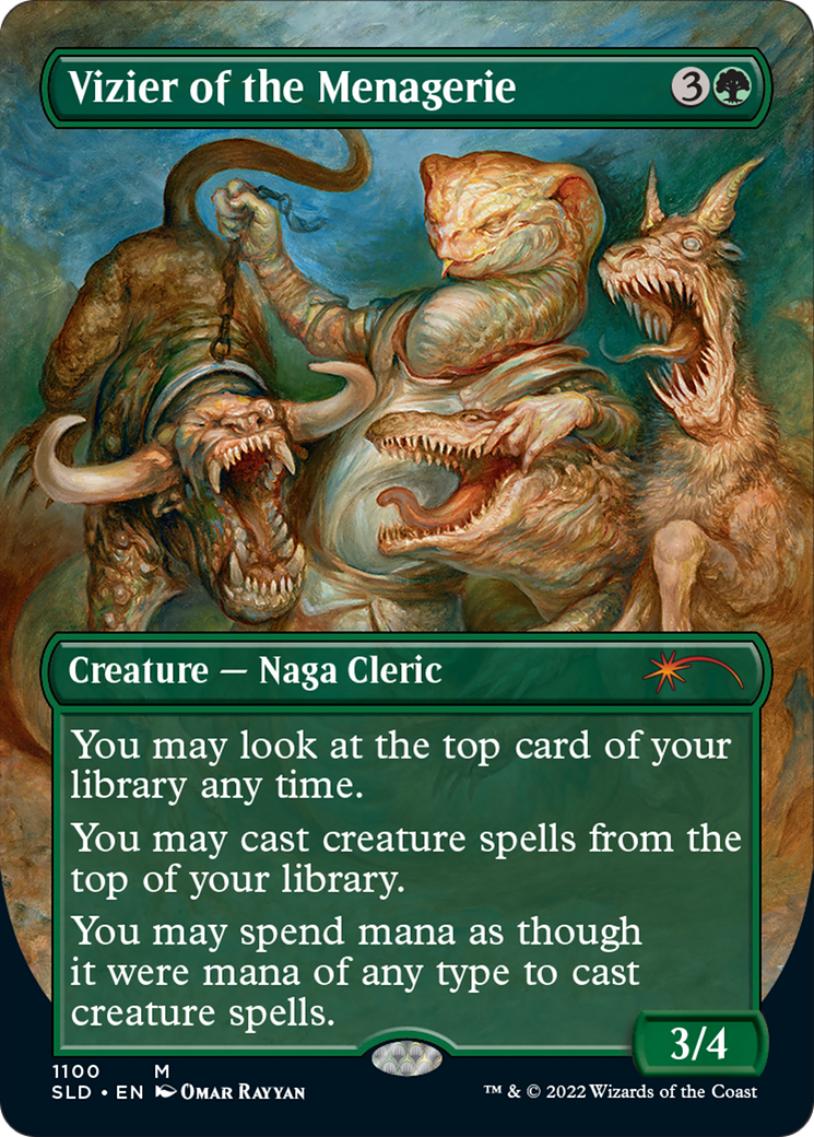 Vizier of the Menagerie (SLD-1100) - Secret Lair Drop (Borderless) Foil