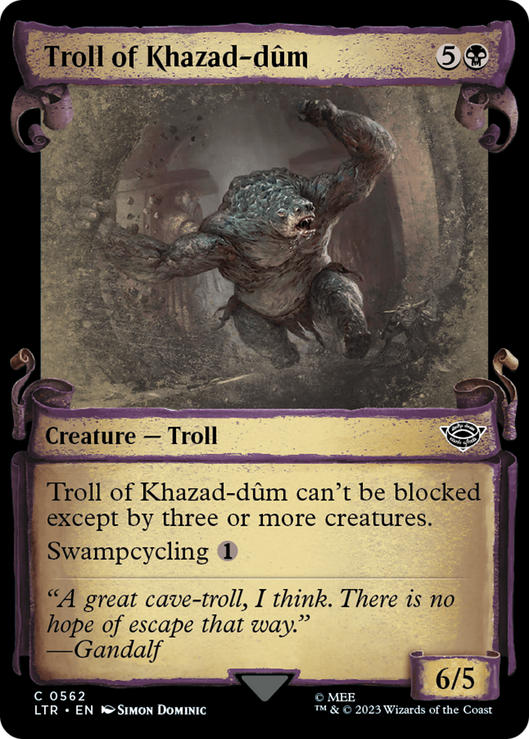 Troll of Khazad-dûm (LTR-562) - The Lord of the Rings: Tales of Middle-earth: (Showcase)